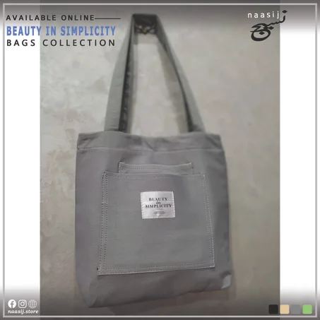 BEAUTY IN SIMPLICITY BAG - Gris