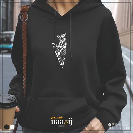 PALESTINE HOODIE - BLACK