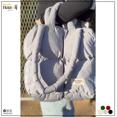 Puffer Bag _ Grey
