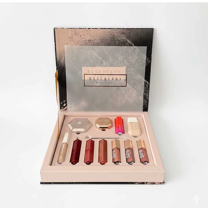 💎 مجموعة مكياج فاخرة RB807 – 12 قطعة متكاملة