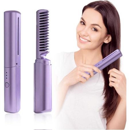 مشط التصفيف الحراري اللاسلكي