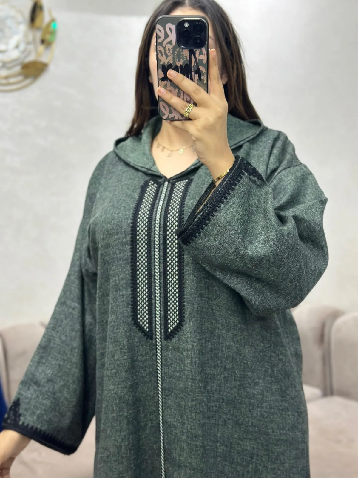 جلابة شتوية ثوب دان