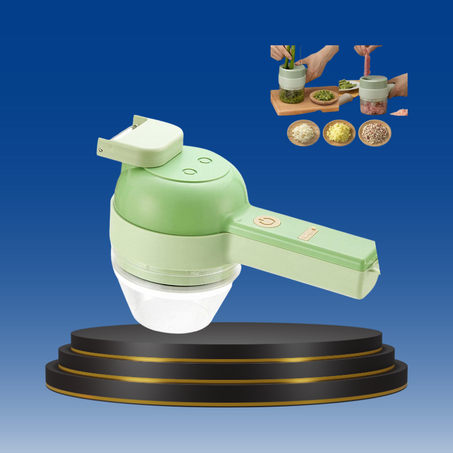 قطاعة الخضروات اللاسلكية 4 في 1