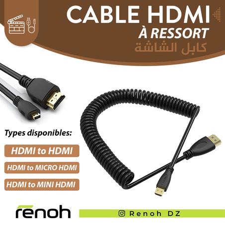 Cable HDMI à Ressort