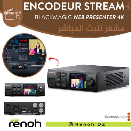 Encodeur De Diffusion Direct BLACKMAGIC WEB PRESENTER 4K 'NEW'