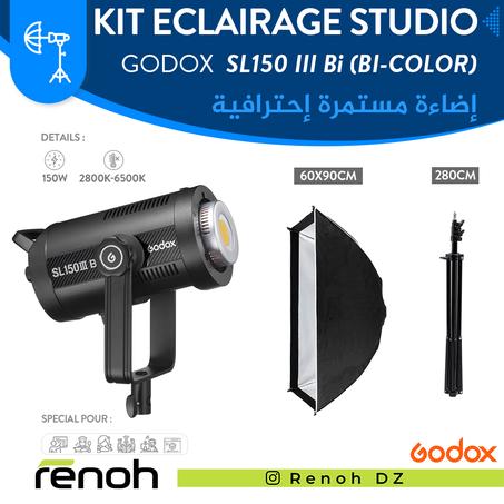 Kit Eclairage Studio GODOX SL150 III Bi (Bi-Color) (60x90cm) 'NEW'