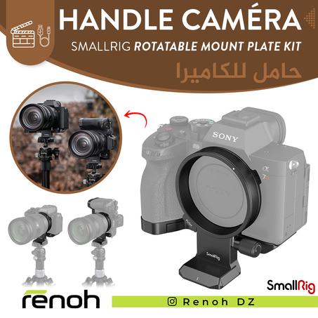 Handle Caméra SMALLRIG ROTATABLE HORIZONAL-VERTICAL MOUNT PLATE KIT