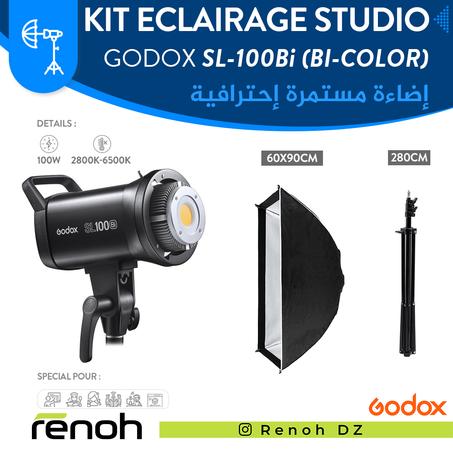 Kit Eclairage Studio GODOX SL100Bi (60x90cm) 'NEW'