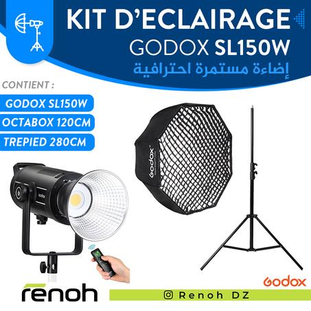 Kit softbox godox sl150w pour studio