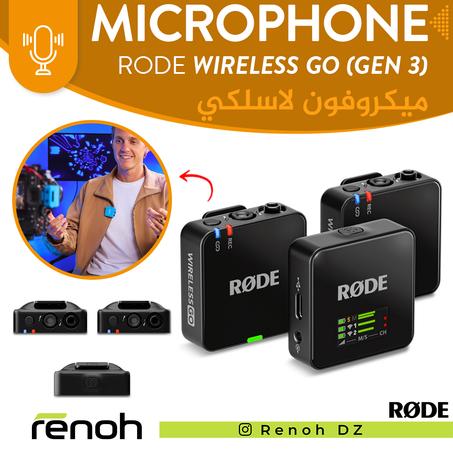 Microphone Sans-Fil RODE WIRELESS GO GEN 3 (2-TX / 1-RX) 'NEW'