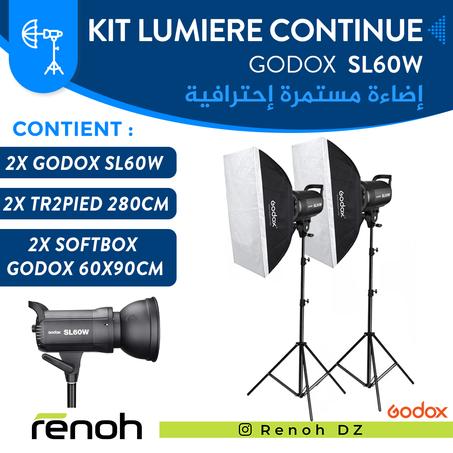 Kit Lumiére COB GODOX SL60W
