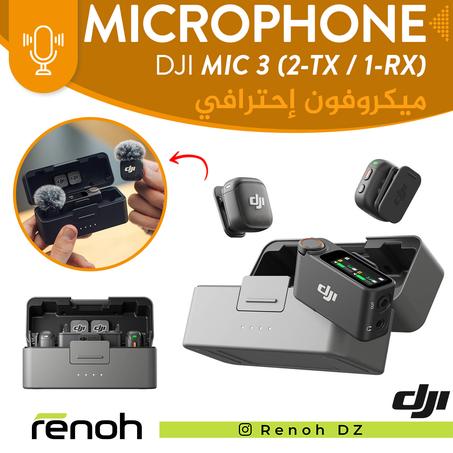 Microphone Sans-Fil DJI MIC 3 (2-TX / 1-RX) 'NEW'