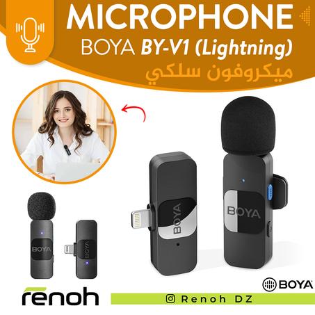 Microphone BOYA BY-V1 (Lightning) Pour IPhone