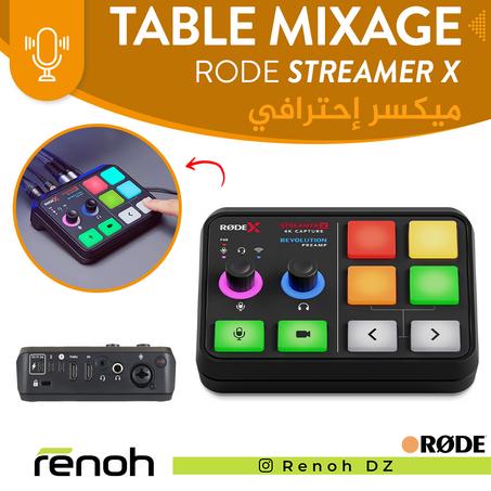 Table De Mixage RODE STREAMER X Pour Streamers