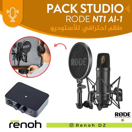 Kit carte son professionnel pour studio  RODE NT1-AI1