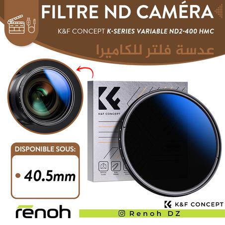 Filtre ND Pour Caméra K&F CONCEPT K-SERIES VARIABLE ND2-400 HMC 'NEW'