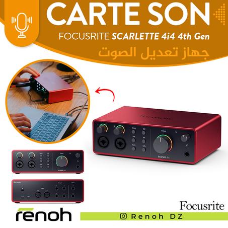 Carte Son Professional FOCUSRITE SCARLETT 4i4 (4th GEN)
