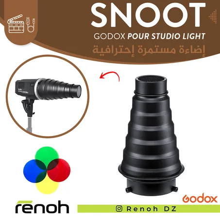 Snoot GODOX Pour Lumiére Studio