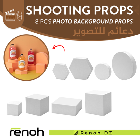 Shooting Props 8PCS PHOTO BACKGROUND PROPS Pour Studio