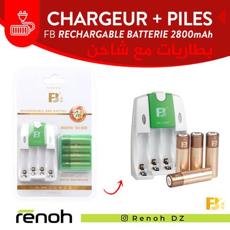 Piles rechargable avec chargeur FB 2800mAh