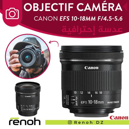 Objectif Caméra CANON EFS 10-18mm F/4.5-5.6 'NEW'