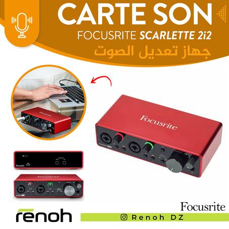 Carte Son FOCUSRITE SCARLETTE 2i2 Pour Studio