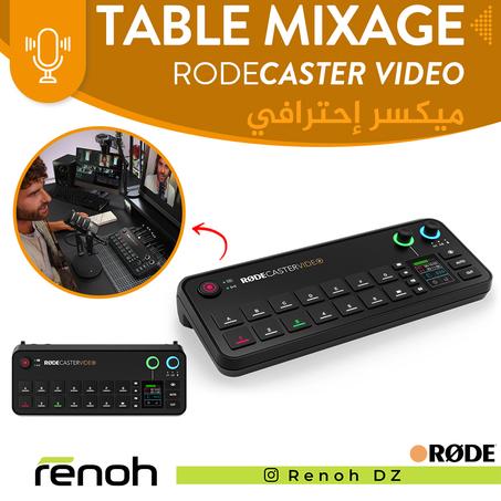 Table Mixage RODECASTER VIDEO 'NEW'
