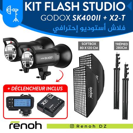 Kit Flash Studio GODOX SK400II Avec Déclencheur X2-T 'NEW'