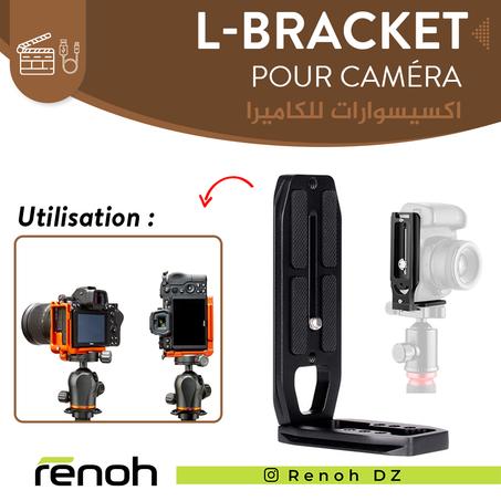 L-bracket support en L à commutation horizontale verticale pour stabilisateur .... trépied