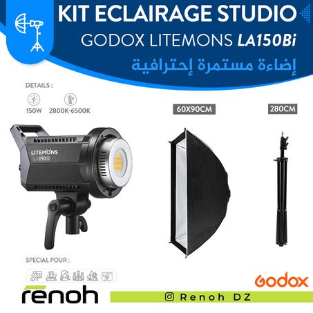 Kit Eclairage Studio GODOX LITEMONS LA150Bi (60x90cm) 'NEW'