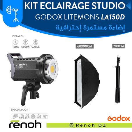 Kit Eclairage Studio GODOX LITEMONS LA150D (60x90cm) 'NEW'