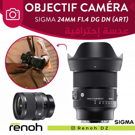 Objectif Caméra SIGMA 24mm F1.4 DG DN ART 'NEW'
