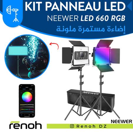 Kit Panneau LED RGB NEEWER LED 660 RGB