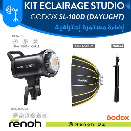 Kit Eclairage Studio GODOX SL100D (Octa Nicefoto 90cm) 'NEW'