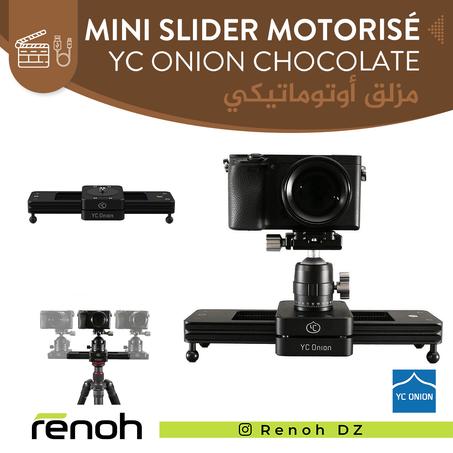 YC Onion – Mini stabilisateur Portable , chocolate milk curseur motorisé dimension  23CM