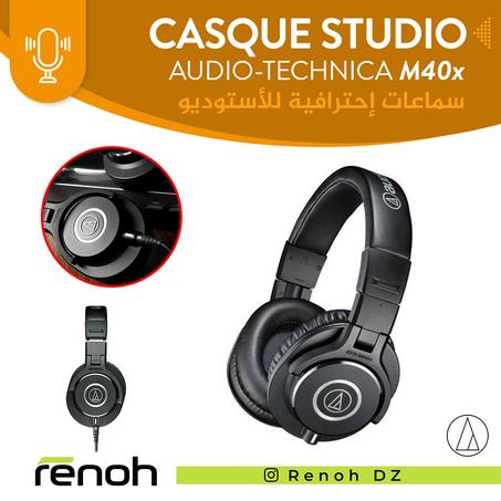 Casque studio professionnel AUDIO TECHNICA ATH-MT40x