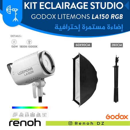 Kit Eclairage Studio GODOX LITEMONS LA150R (60x90cm) 'NEW'