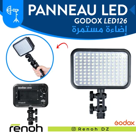 Panneau LED GODOX LED126 Pour Caméra/Studio