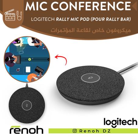 Microphone Pour Salle Conférence LOGITECH RALLY MIC POD (Compatible avec RALLY BAR) 'NEW'