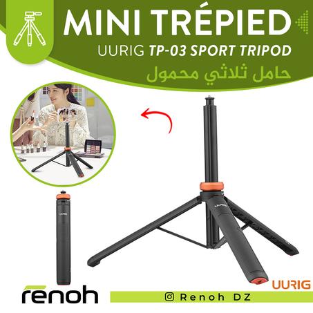 Mini Trépied UURIG TP-03 avec support téléphone