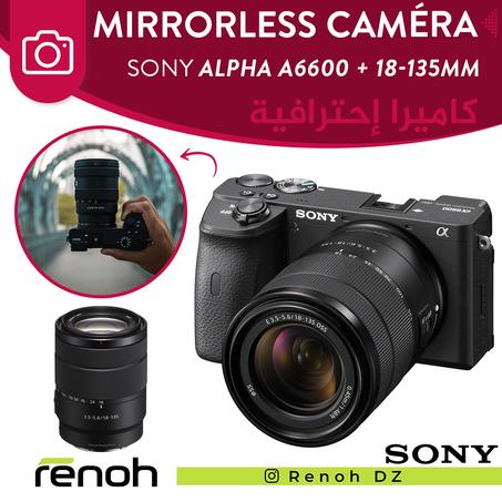 Mirrorless Caméra SONY ALPHA A6600 Avec Objectif 18-135mm 'NEW'