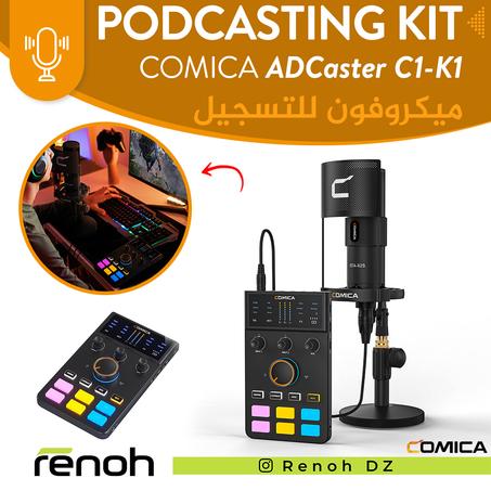 Podcasting Kit COMICA ADCaster C1-K1 Pour Podcast, Streaming, Recording etc...