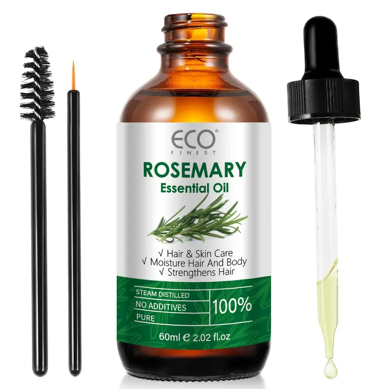 زيت الروزماري الأساسي للعناية بالشعر والبشرة  من Eco Finest 【زيت عطري نقي وطبيعي بنسبة 100%】