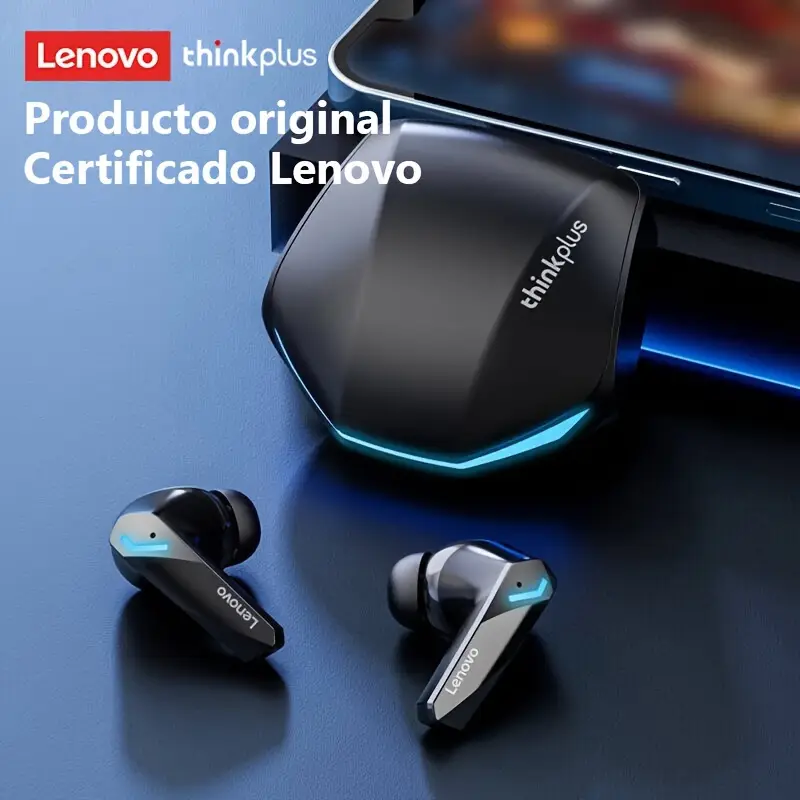 سماعات أذن لينوفو ثينكبلاس GM2 برو لاسلكية مع إلغاء الضوضاء الذكي - صوت عالي الدقة، بطارية قابلة للشحن، سماعات أذن لاسلكية