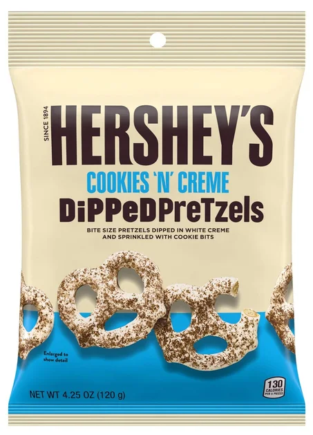 Hershey's, Cookies 'n' Creme Dipped Pretzels