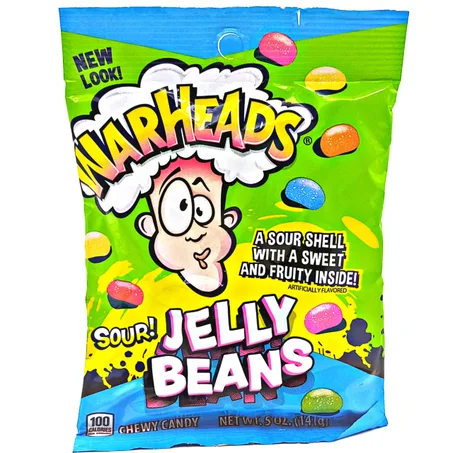 Warheads SOUR jelly beans
