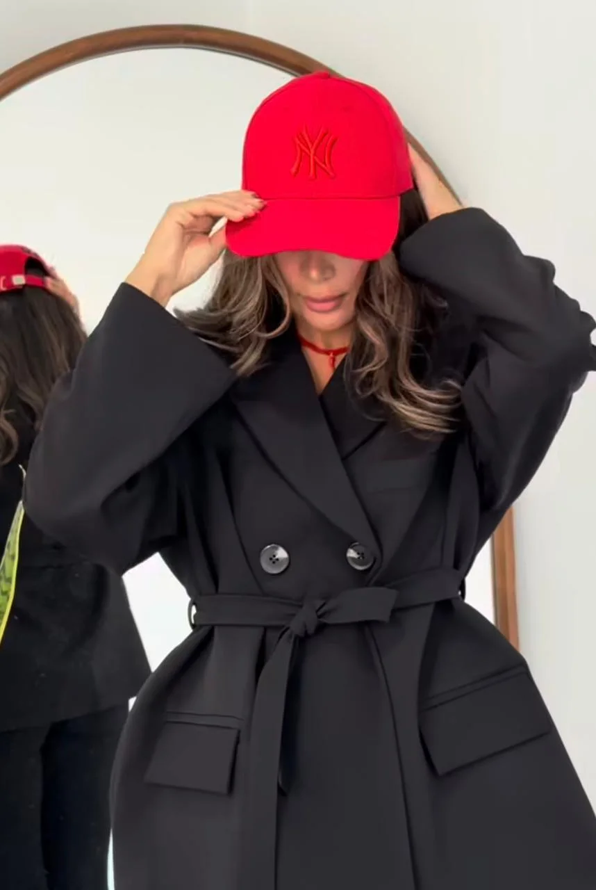 Trench Noir Femme 🖤
