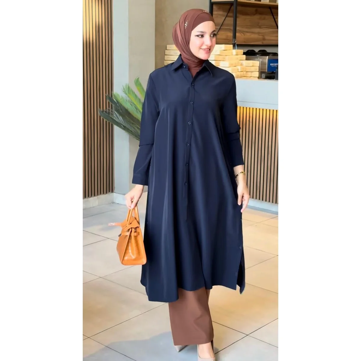 قميجة طويلة (Bleu marine)