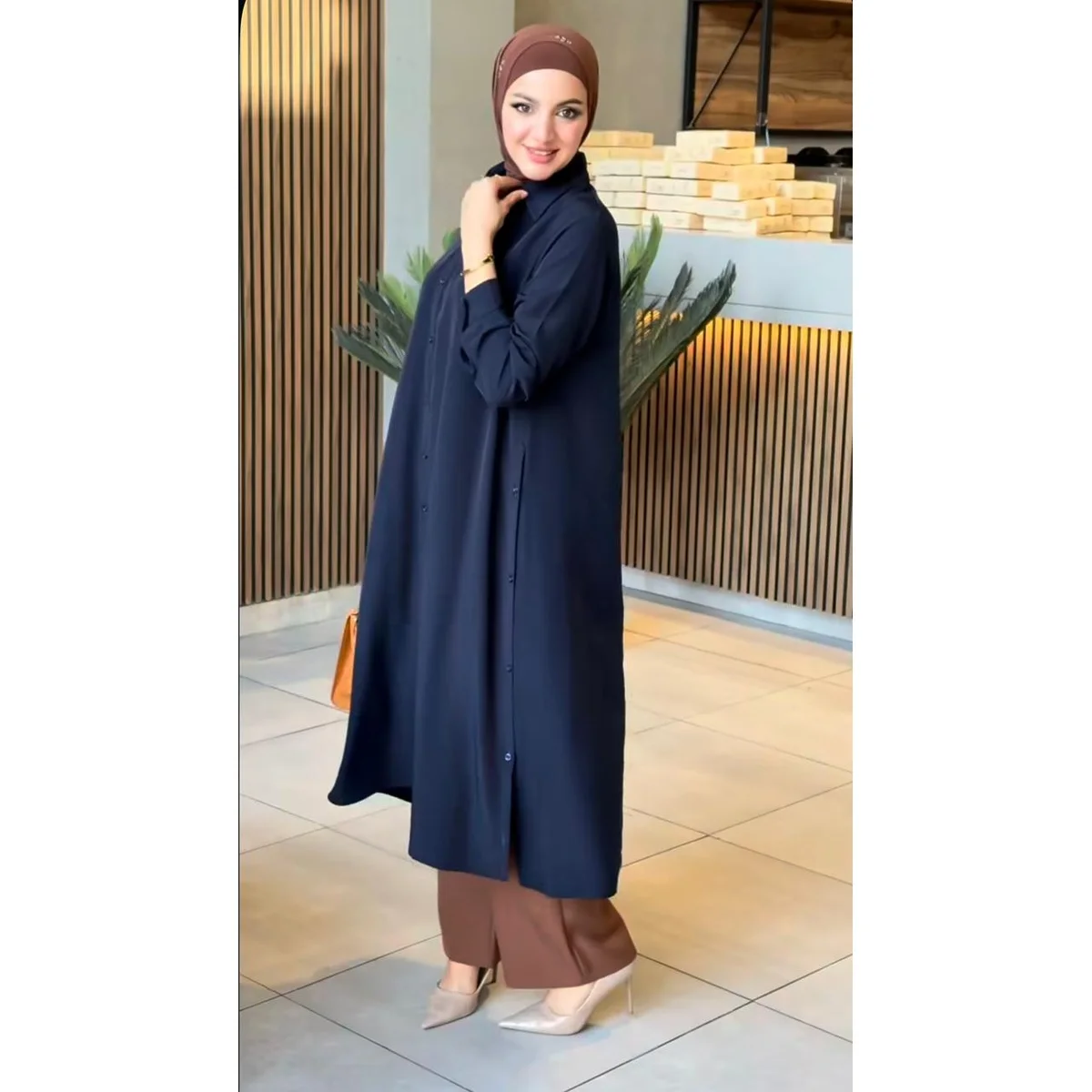 قميجة طويلة (Bleu marine)