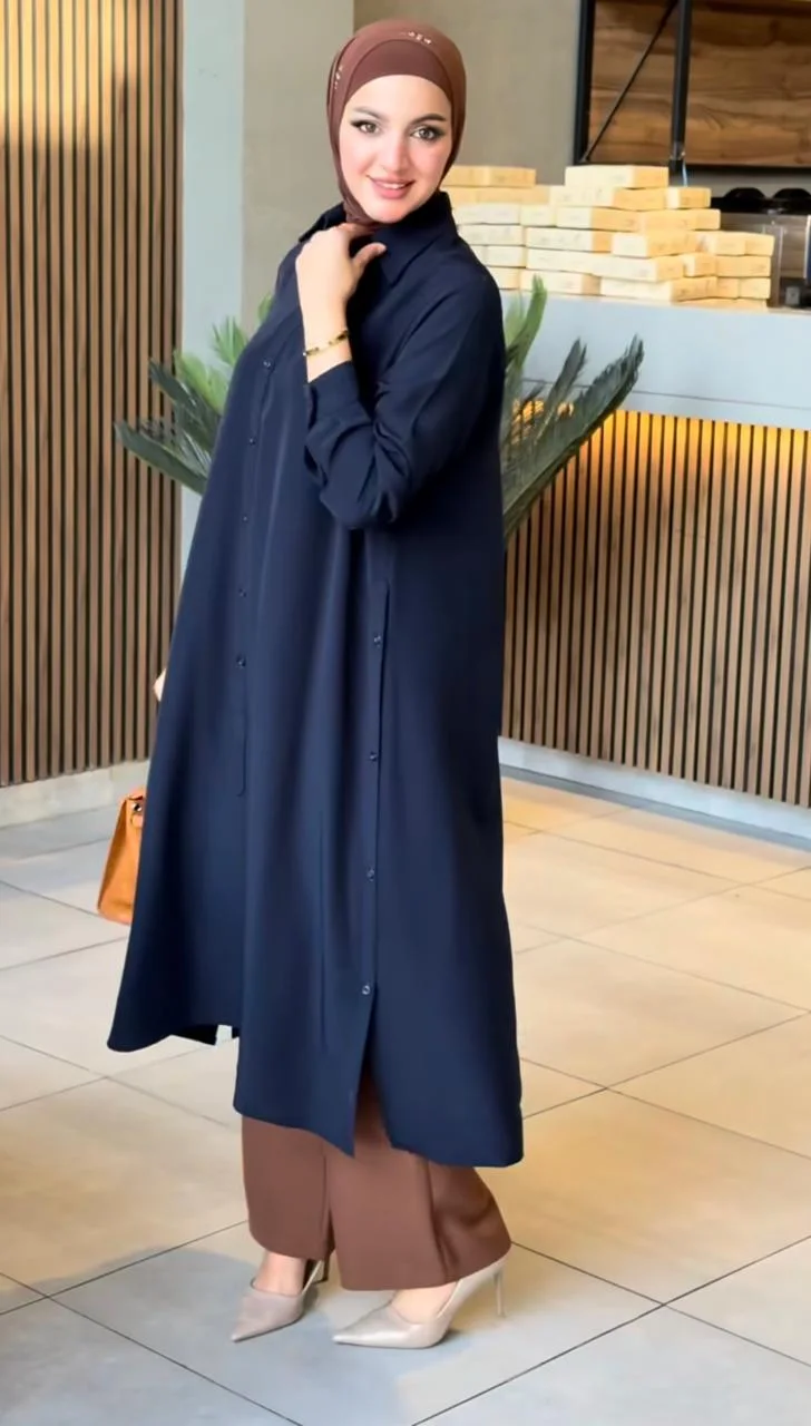 قميجة طويلة (Bleu marine)